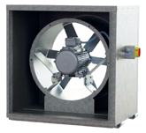 Caisson d'atténuation acoustique pour ventilateur axial France Air AXALU BOX