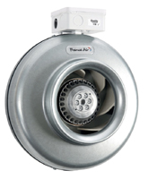 Ventilateur centrifuge de gaine à flux d'air rectiligne France Air CANAL'AIR C