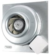 Ventilateur centrifuge mural à flux d'air rectiligne France Air CANAL'AIR M
