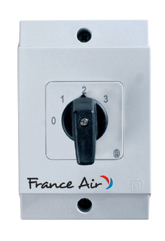 Commutateur de marche arrêt pour moteur de ventilation France Air COMMUTATEURS M / A