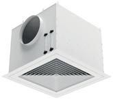 Caisson porte-filtre terminal pour diffusion et reprise d'air France Air DIFFUSE BOX 3