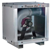 Caisson d'atténuation acoustique pour ventilateur France Air INDUSBOX