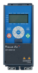 Variateur de fréquence pour ventilation tertiaire France Air SOFT DRIVE IP20 V2