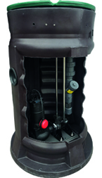 Poste de relevage 1 pompe cuve polyéthylène 650 litres Mr Pompes SK3/16 EVO