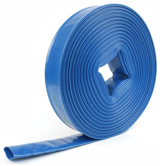 Tuyau Plat D'Arrosage 25 M - 3" PVC Renforcé - Pour Pompe, Irrigation, Usage Domestique - 8