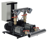 Groupe de surpression à 2 pompes multicellulaires horizontales Saer TB2-OP