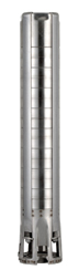 Pompe submersible inox multicellulaire pour puits 6 pouces Speroni SX 619