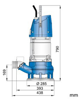 Pompe à boues submersible électrique Sulzer (Abs) Sulzer ABS XJS 80