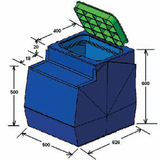 Station de relevage automatique pour eaux usées chargées Arven BOX-2