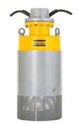 Pompe immergée électrique de chantier pour liquides abrasifs Atlas Copco WEDA 100