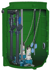 Poste de relevage Calpeda CALIDOUBLE 2GQGM 6-PA