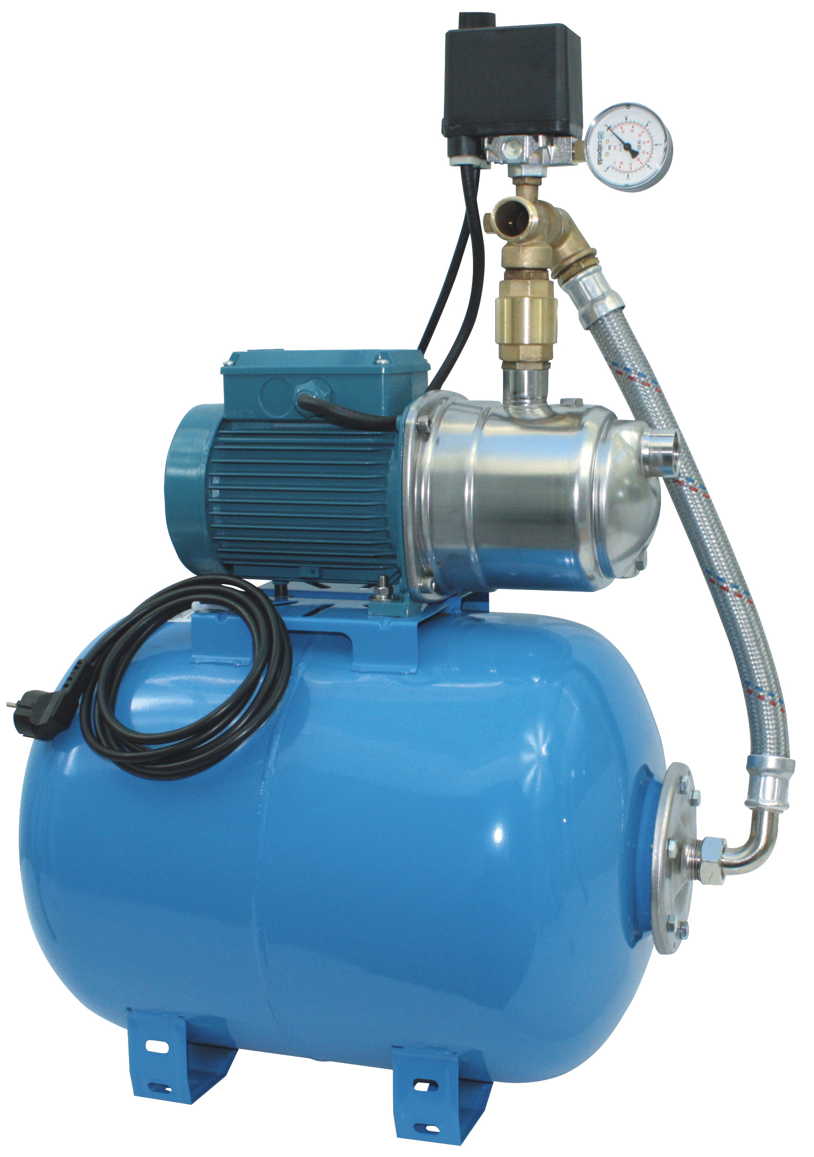 Pompe à Eau Calpeda MXAM203 0,45 KW | Surface Inox, 4 M3/h, Monophasé 220V | Pour Puits Et Irrigation
