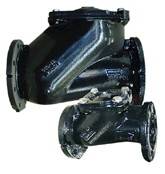 Clapet anti-retour à boule fileté et à brides Caprari VP