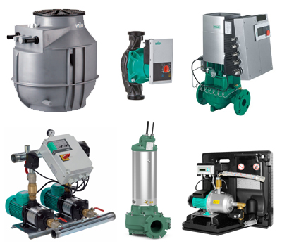 Wilo - Pompes & Stations de relevage (chauffage, surpression, forage ...)