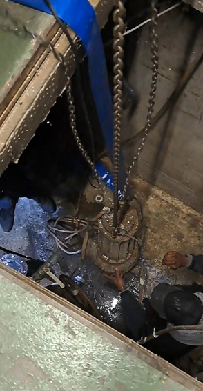 Réparation et installation de 2 pompes KSB AMAREX ARX F100 à Paris pour notre client IDEX