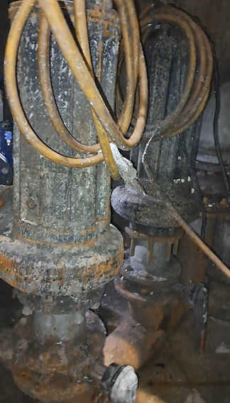 Réparation et installation de 2 pompes KSB AMAREX ARX F100 à Paris pour notre client IDEX