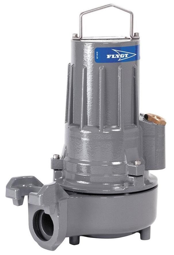 Kit pompe de relevage eaux usées, chargées pompe Flygt Delinox , tuyauterie  + tuyau souple 25 ou 50 m