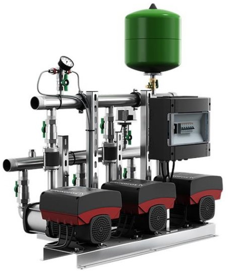 Groupe de surpression collectif, surpresseur Grundfos HYDRO MULTI-E 3