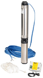 Pompe de forage 4 (100 mm) pour nappe phréatique Jetly TW SUB 50/16 T (151637)