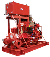 Groupe surpresseur incendie automatique multipompes Ksb DU / EU