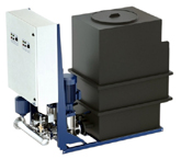 Surpresseur incendie compact à double pompe Ksb HYA-DUO D FL COMPACT