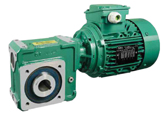 Motoréducteur à roue et vis à sortie orthogonale Leroy Somer (Nidec) MULTIBLOC LS LSES