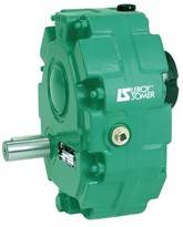 Réducteur de vitesse à arbre creux à bague conique Leroy Somer (Nidec) Poulibloc 2000