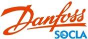 Logo Danfoss SOCLA, fabricant de clapets, disconnecteurs, filtres et vannes
