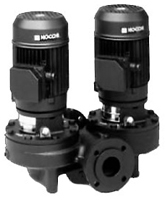 Pompe in-line double à moteur ventilé Nocchi (Pentair) R2TD - R4TD