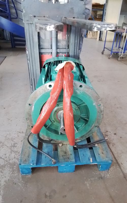 Rebobinage d'un moteur électrique de 110 Kw au Plessis-Robinson pour Dalkia