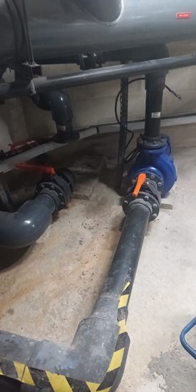 Remplacement d'une pompe Ksb ETABLOC dans un centre nautique