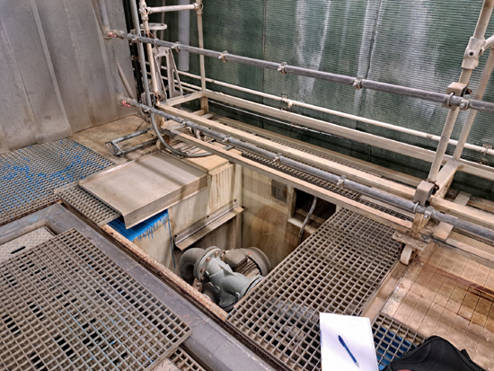 Remplacement de pompe industrielle avec adaptation de la tuyauterie