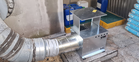 Remplacement d’un caisson de ventilation Vim en toiture avec adaptation de l’installation existante