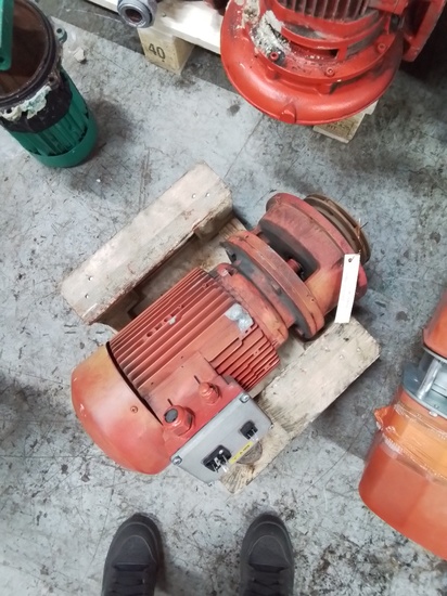 Remise en état d’un bloc moteur SALMSON LRC/JRC 205-14/3 pour ENGIE COFELY à Villepinte : expertise atelier et intervention sur site par MOTRALEC