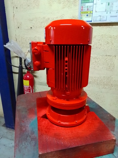 Remise en état d’un bloc moteur SALMSON LRC/JRC 205-14/3 pour ENGIE COFELY à Villepinte : expertise atelier et intervention sur site par MOTRALEC