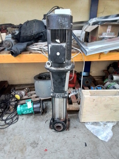 Réparation en urgence d’une pompe de surpression Grundfos CR32 dans un hôpital à Paris