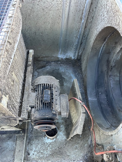 Remise en état d'un caisson Vmc Vim en toiture à Paris