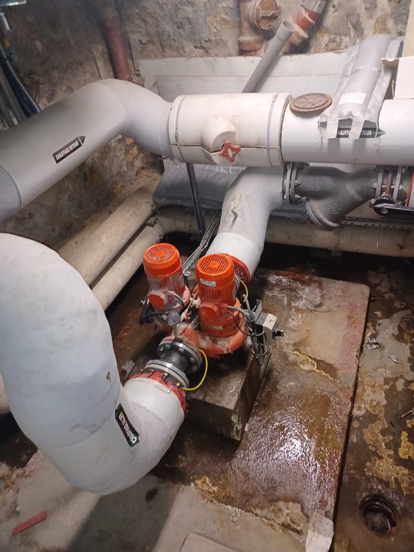 Remplacement d'une pompe de chauffage Salmson JRC410 à Paris 19e (75019)