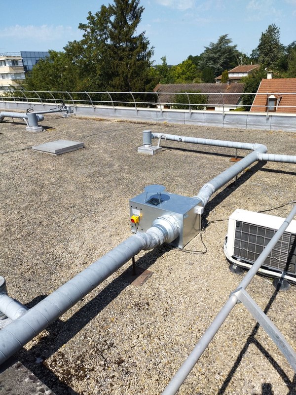 Remplacement de caissons de VMC Aldes VEC 240 à Villejuif (Val-de-Marne, 94800)