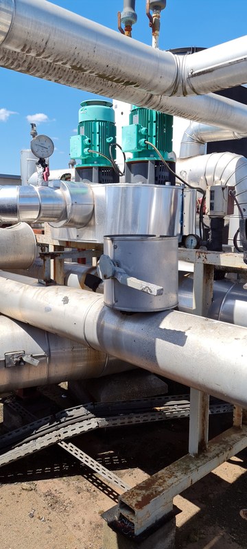 Remise en état d'une pompe d'eau glacée Wilo DL 50/260 à Paris 16e (75016)