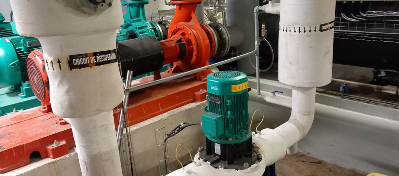Remise en état d'une pompe Wilo IL 50/270 à Paris 13e (75013)
