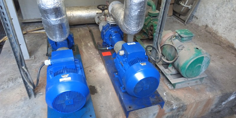 Remise en état d'une pompe de chauffage KSB Etanorm 11 kW à Paris 13e (75013)