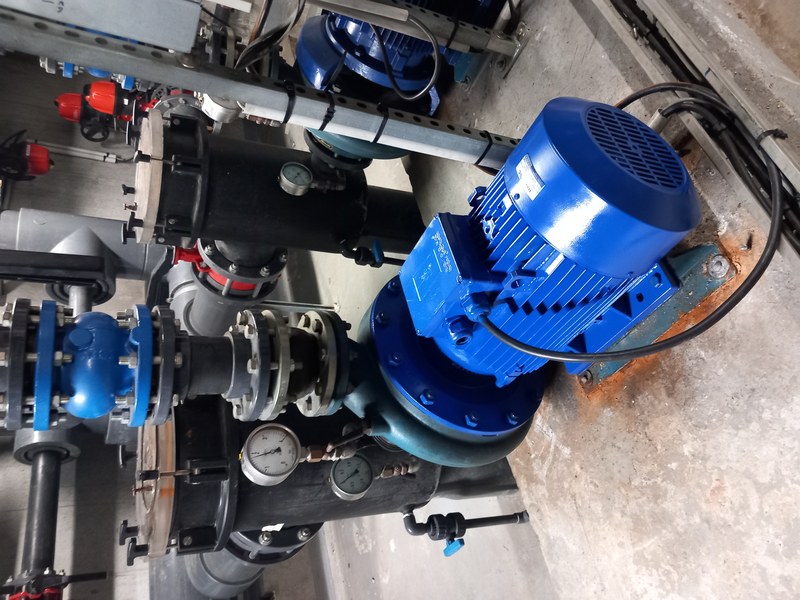 Remise en état d'une pompe de bassin Calpeda NM4 à Gennevilliers (Hauts-de-Seine, 92230)
