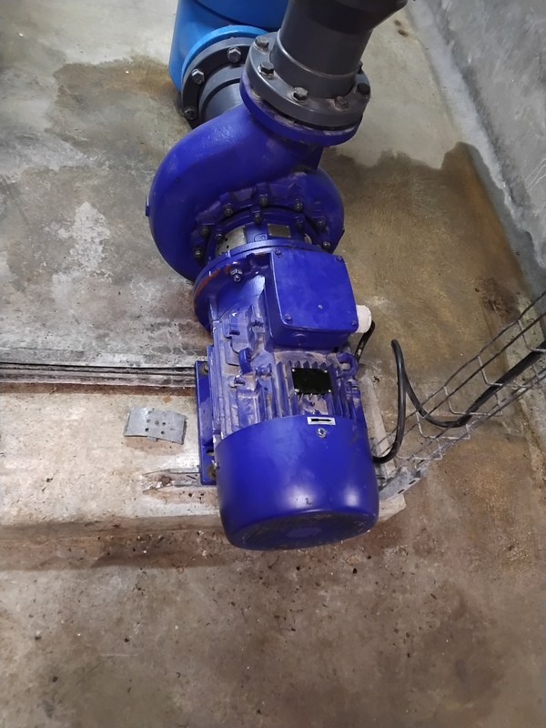 Remise en état d'une pompe KSB ETB 150-125-250 à Lésigny (Seine-et-Marne, 77150) - Motralec