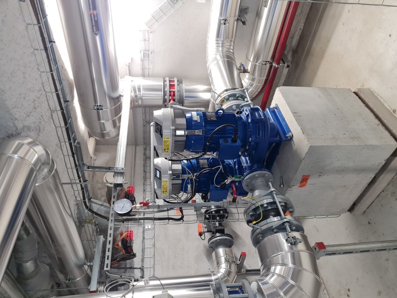 Remise en état d'une pompe Lowara LNTEH 80-160 à Courbevoie (Hauts-de-Seine, 92400)