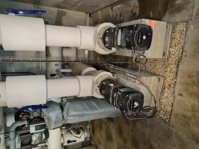 Remplacement de 6 pompes d'eau glacée Grundfos NBE à Rueil-Malmaison (Hauts-de-Seine, 92500)