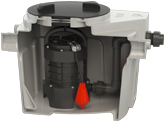 Station de relevage compacte pour eaux grises et eaux pluviales Sfa SANIFOS 110 EAUX GRISES, EAUX-VANNES, EAUX PLUVIALES