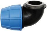 Raccord de réparation coudé 90° femelle en polypropylène Sferaco 1013