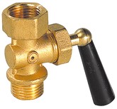 Robinet porte-manomètre mâle femelle à décompression Sferaco 1306