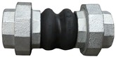 Manchon compensateur élastomère taraudé pour réseaux d'eau Sferaco 1504 EPDM raccords fonte galvanisée